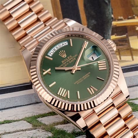 Rolex olive dial 228235